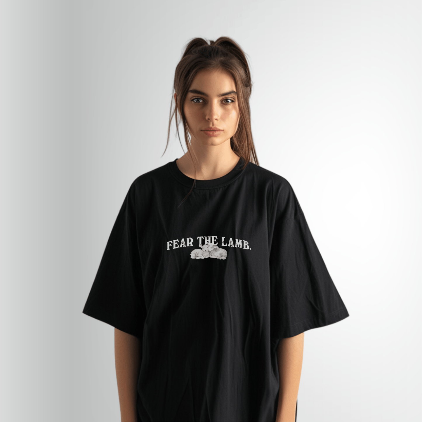 FEAR THE LAMB. - Oversized Shirt