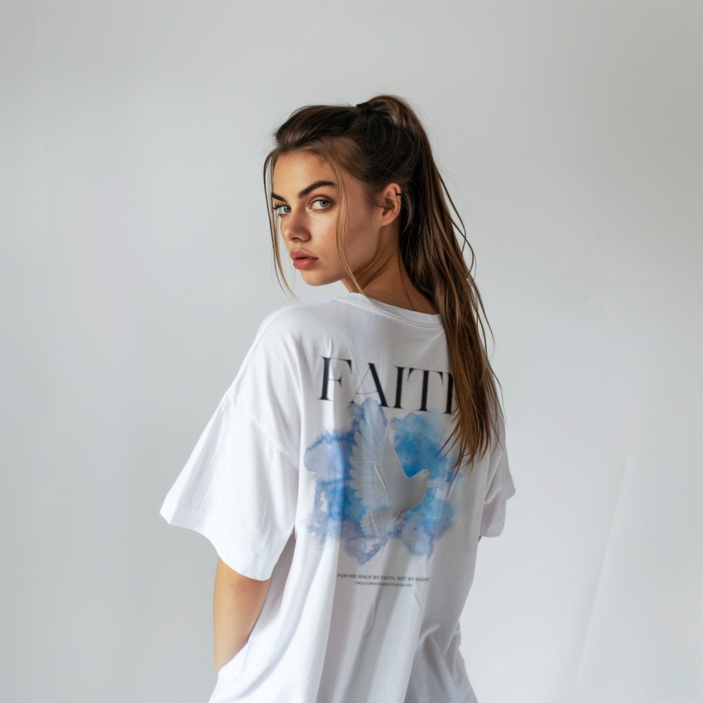 FAITH - Oversized Shirt - Backdesign