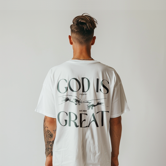 GOD IS GREAT - Oversized Shirt