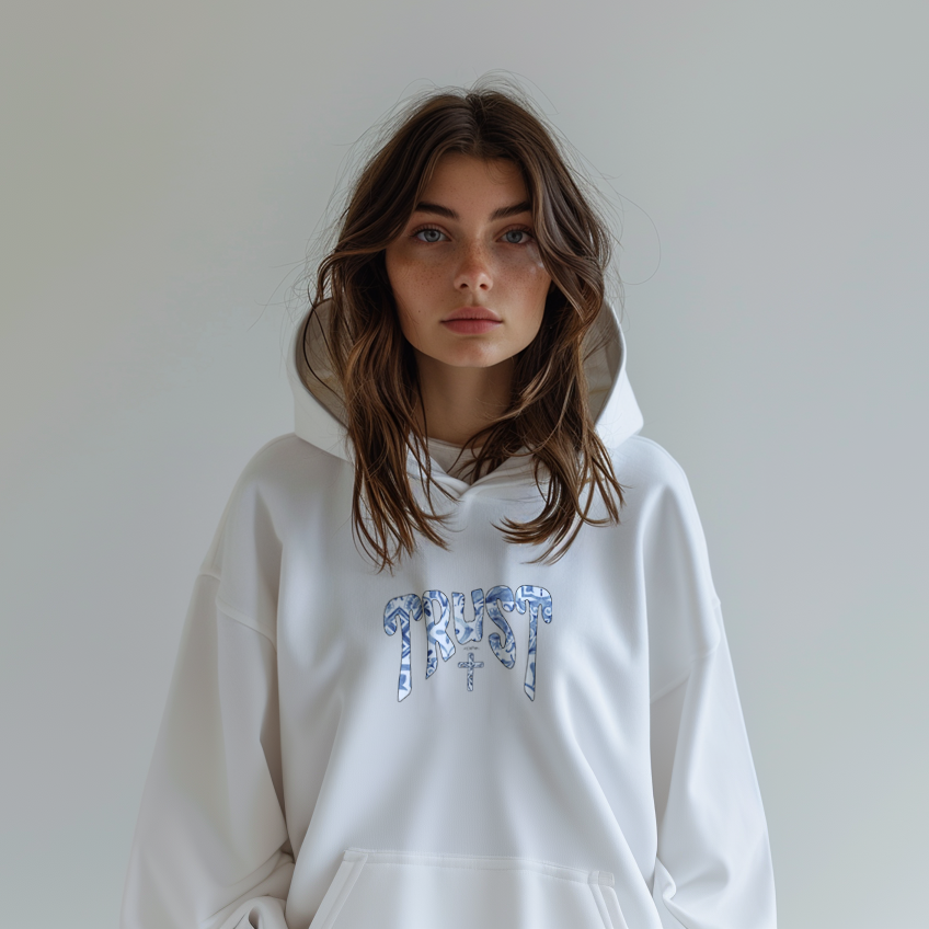 TRUST BLU MEDITERRANEO - Oversized Hoodie